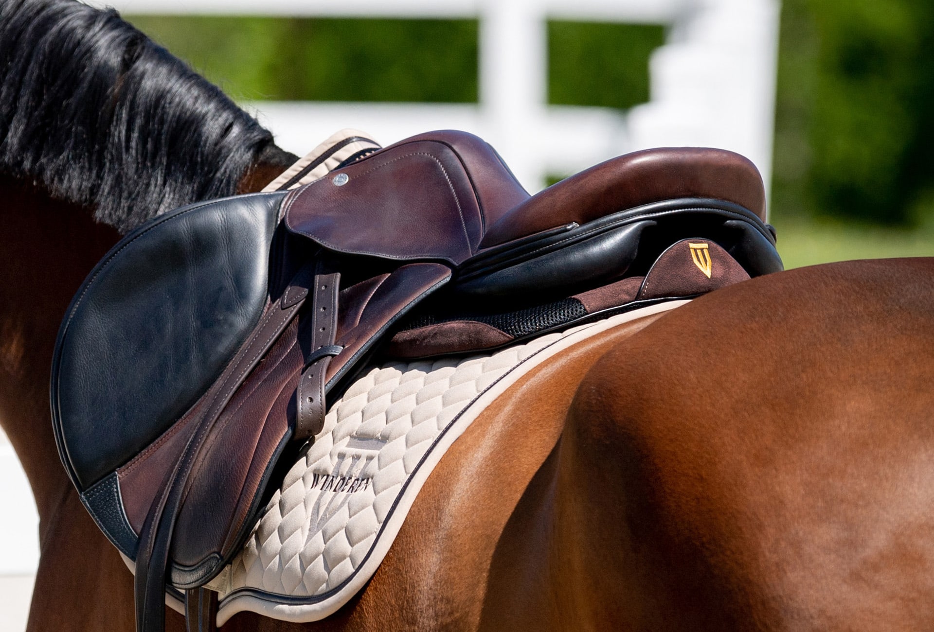 Correction half pad under the saddle