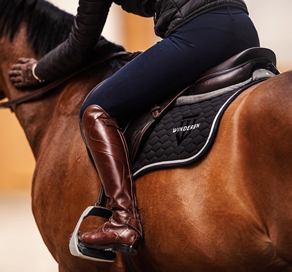 How Winderen saddle half pad was designed 
