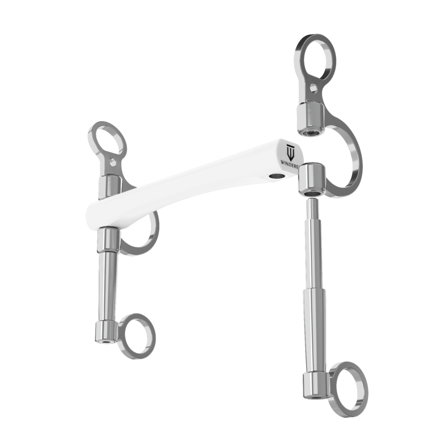 Mors Pelham Flexi Mullen – Bouche Droite En Nylon Souple 12,7 Cm (5"), Pour Chevaux Sensibles, Moins Sévère