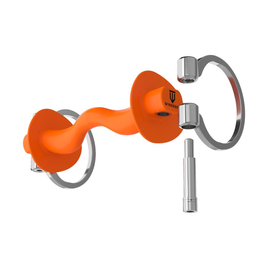 Morso oliva snodato elevatore inox pieno con anelli 14 mm