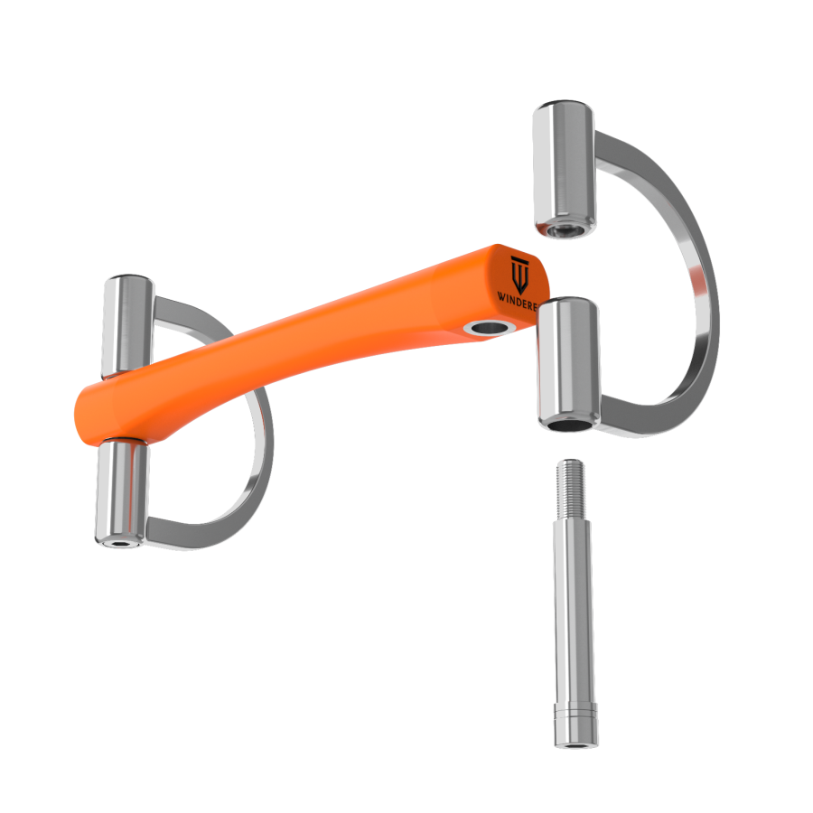 Winderen ハミ D-ring - Double Broken Mullen Mouth 115 mm