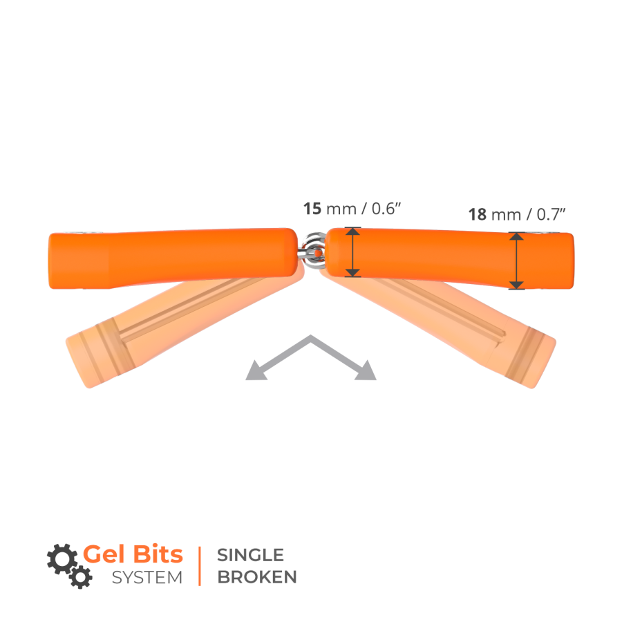 Winderen bit Medium Curb - Single-jointed 145 mm (5.7) - Comfort