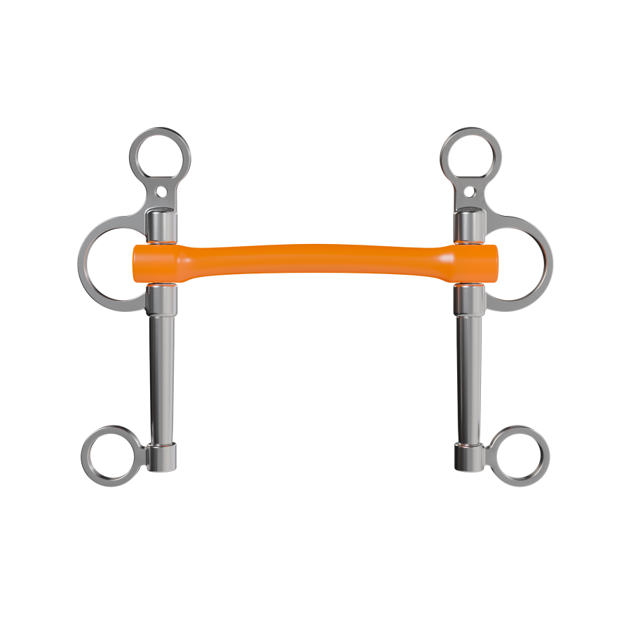 Winderen bitten Pelham met lange scharen - Flexi stang 115 mm - Slim, image size:900x900