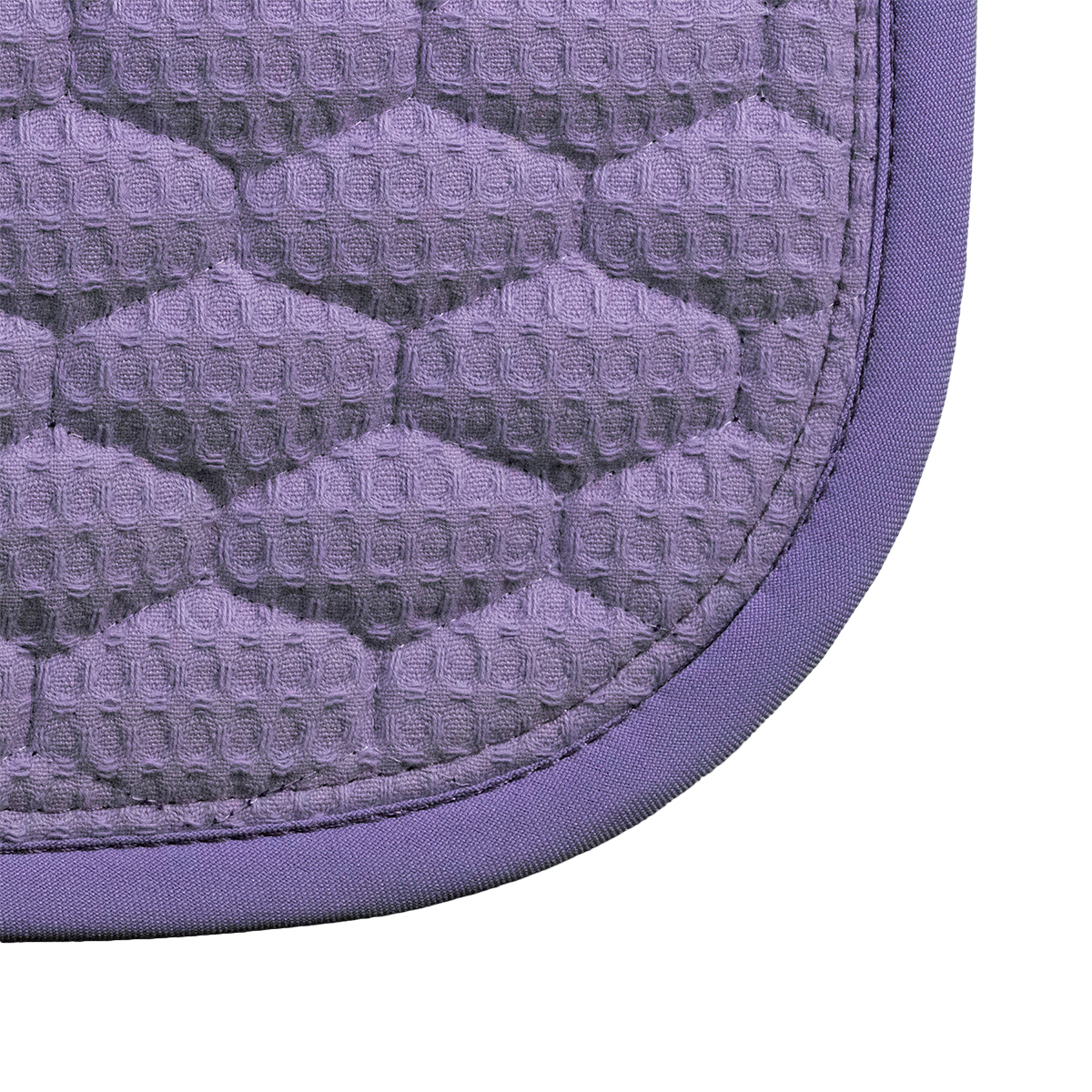 Tapis de selle lilas/noir Equestro