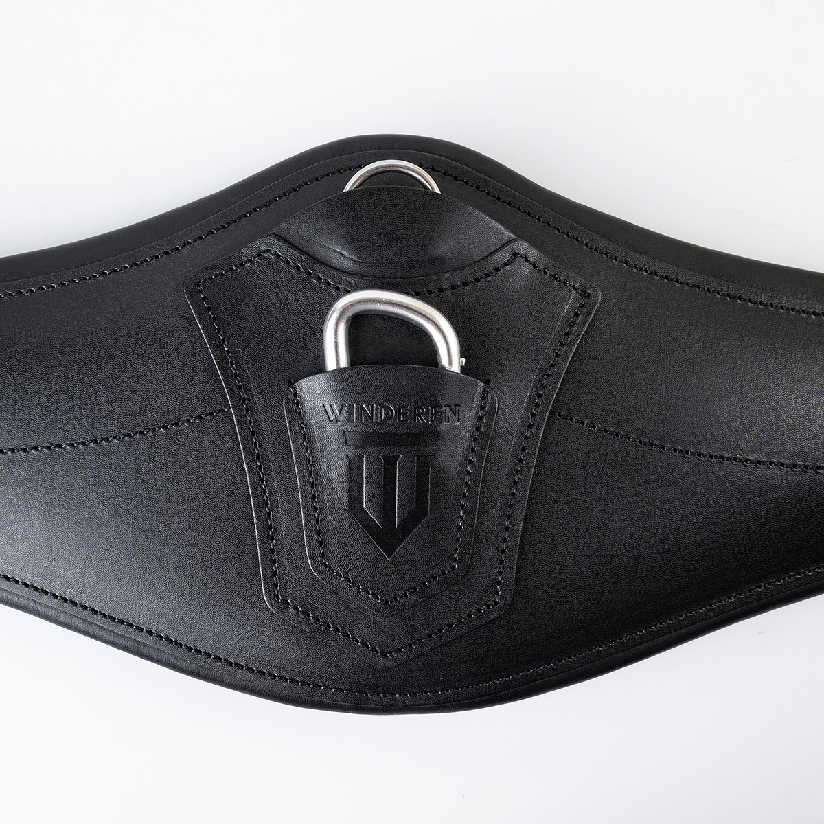 PALO UNIVERSALE NERO CON BATTUTA 2400x80x80 mm