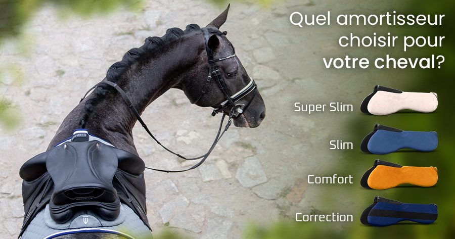 Amortisseur De Selle Cheval/poney Norton - Noir - Neuf