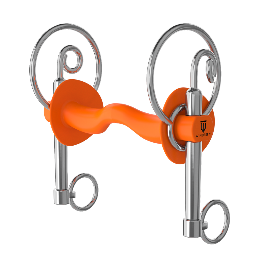 Mors De Cheval Western à Jarrets Courts - Embouchure Mullen - Neuf